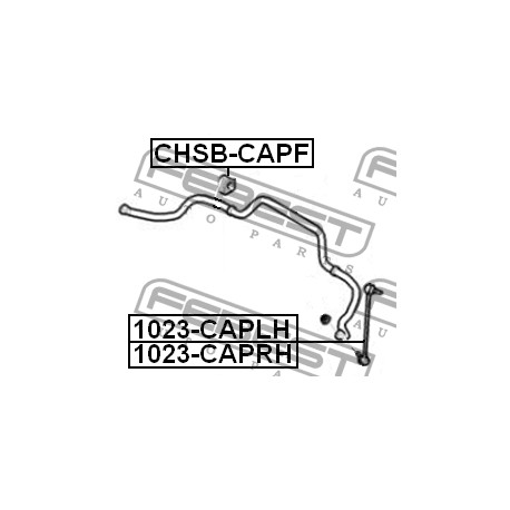 Тампон 96626251 CHSBCAPF Chevrolet Opel предна стабилизираща щанга