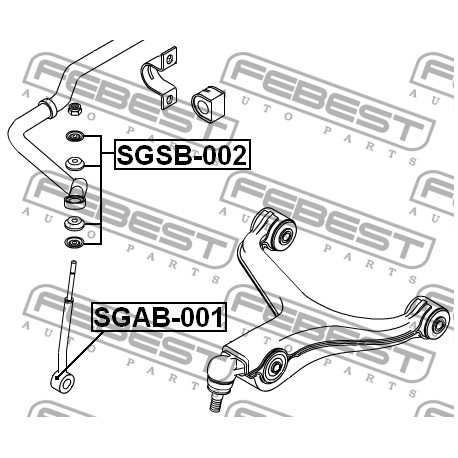Тампони биалетка 4431205000 SGSB002 Ssang Yong комплект