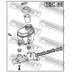 Помпа 47201-60650 TBC90 Toyota спирачна