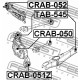 Тампон 04766563AB CRAB051Z Dodge Journey заден шенкел