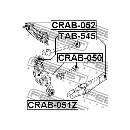 Тампон 04766563AB CRAB051Z Dodge Journey заден шенкел