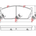 36495 Honda комплект спирачни накладки дискови спирачки