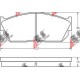 36495 Honda комплект спирачни накладки дискови спирачки
