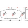 36504 Daf комплект спирачни накладки дискови спирачки