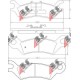 36502 Mazda комплект спирачни накладки дискови спирачки