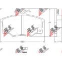 36521 Alfa Romeo комплект спирачни накладки дискови спирачки
