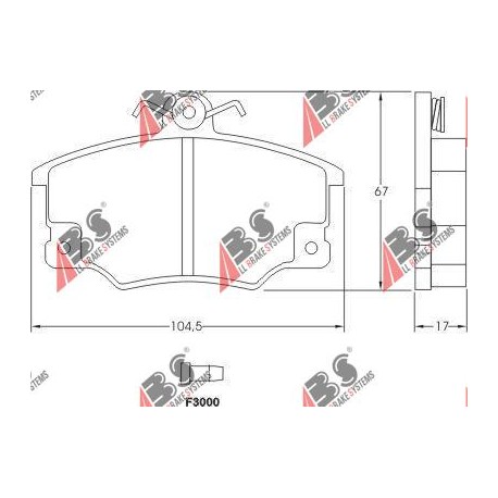 36521 Alfa Romeo комплект спирачни накладки дискови спирачки
