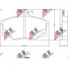 36521 Alfa Romeo комплект спирачни накладки дискови спирачки