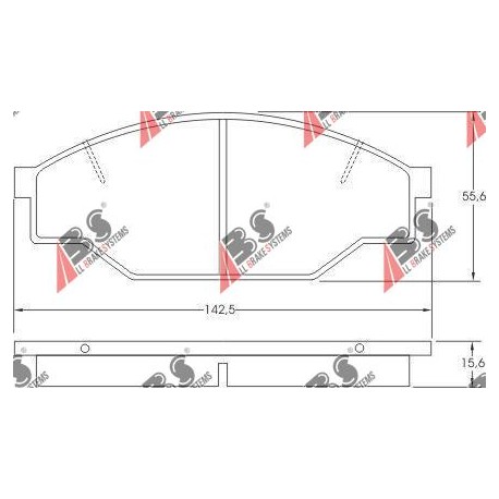 36603 Toyota комплект спирачни накладки дискови спирачки