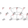 36639 Honda комплект спирачни накладки дискови спирачки