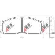 36642 Ford комплект спирачни накладки дискови спирачки