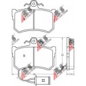 36645 Honda комплект спирачни накладки дискови спирачки