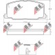 36659 Lexus комплект спирачни накладки дискови спирачки