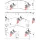36666 Ford комплект спирачни накладки дискови спирачки