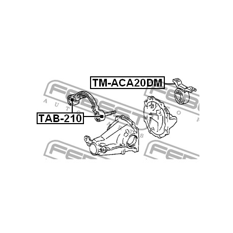Тампон 52380-42050 TMACA20DM Toyota Rav4 заден диференциал
