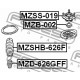 Тампон макферсон GE4T-34-380C MZSS019 Mazda 626 преден