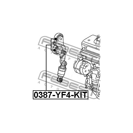 Ролки пистов ремък 31170R70A01 0387YF4KIT Honda комплект