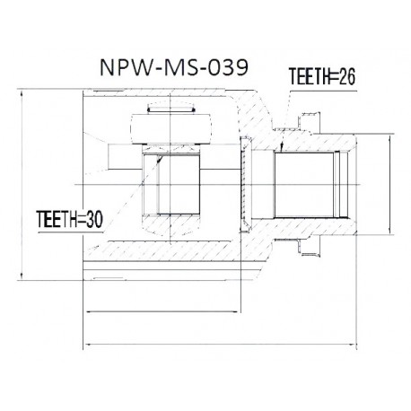 Каре MN156654 MS039 Mitsubishi предно дясно вътрешно