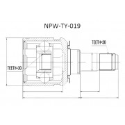 Вътрешно каре 4340360020 TY019 Toyota Lexus