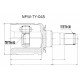 Каре 43403-60040 TY045 Toyota предно дясно вътрешно