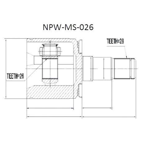 Каре MB886681 MS026 Mitsubishi предно ляво вътрешно