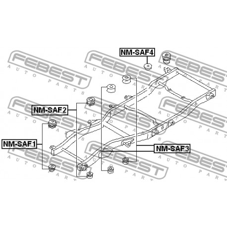 Тампон 95510-VB005 NMSAF1 Nissan Patrol купе
