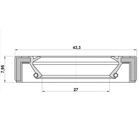 32113-03E00 Infiniti Nissan семеринг раздатъчна кутия 29X43X8