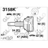 3158K Chrysler Dodge каре полуоска външно