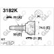 3182K Isuzu каре полуоска външно