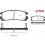 Накладки MR389578 029102 Chrysler Mitsubishi задни