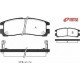 Накладки MR389578 029102 Chrysler Mitsubishi задни