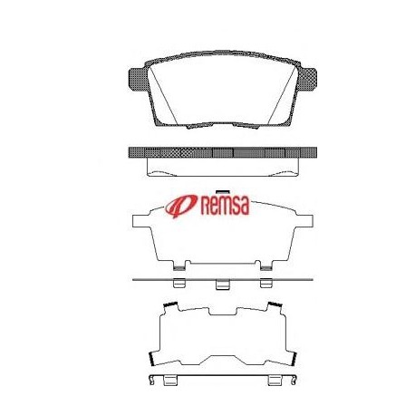 L2Y6-26-43Z Mazda задни накладки
