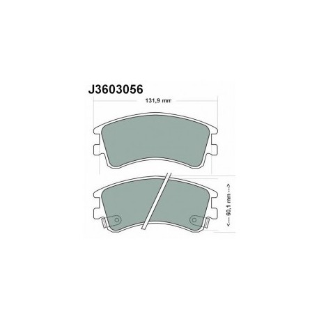 Предни накладки GJYE-33-23ZB J3603056 Mazda 6
