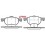 05072215AA Chrysler Dodge накладки предни