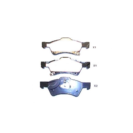 Накладки 05135258AA 5000002 Chrysler Voyager предни