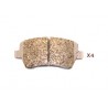 Накладки 41060AX625 5000013 Dacia Lada Nissan Renault предни