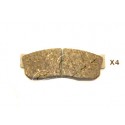 Накладки 4106001A90 5001101 Nissan Subaru предни