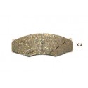 Накладки 4106009W25 5001111 Nissan предни