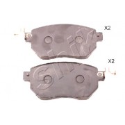 Накладки 41060CA090 5001118 Infiniti Nissan предни