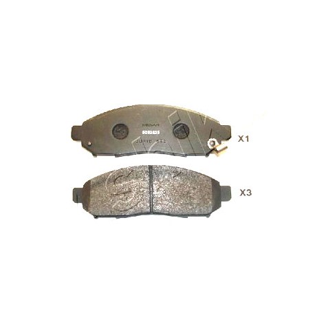 Накладки 41060EB326 5001121 Nissan предни