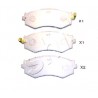 Накладки 4106032R93 5001142 Hyundai Nissan предни