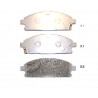 Накладки 410608H785 5001154 Infiniti Nissan предни