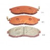 Накладки 4106038U90 5001192 Mitsubishi Nissan предни