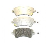 Накладки 0446502061 5002211 Toyota Corolla предни