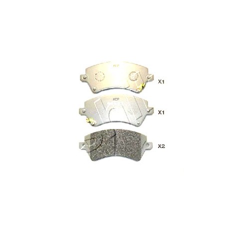 Накладки 0446502061 5002211 Toyota Corolla предни