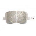 Накладки 0446544060 5002213 Toyota Avensis Verso предни