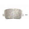 Накладки 0446544060 5002213 Toyota Avensis Verso предни