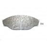 Накладки 0446535220 5002214 Toyota предни