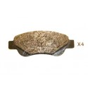 Накладки 044650H020 5002217 Citroen Peugeot Toyota предни
