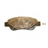 Накладки 044650H020 5002217 Citroen Peugeot Toyota предни